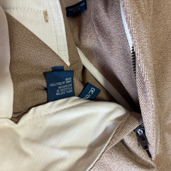 Men's Tan Pants - Picture 3 of 4